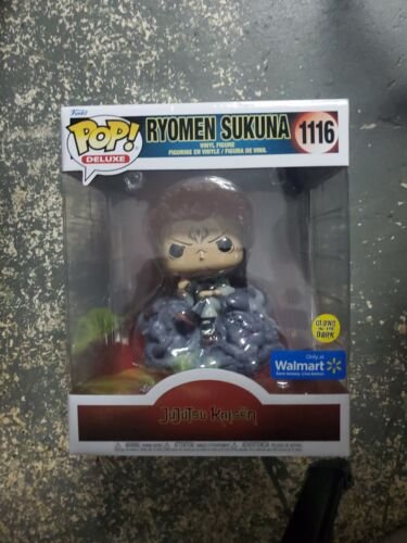 Funko Pop! Ju-Jitsu Kaisen Ryomen Sukuna #1116 Glows En Dark Wal-Mart EXC Figure Funko Pop! Ju-Jitsu Kaisen Ryomen Sukuna #1116 Glows En Dark Wal-Mart EXC Figure
