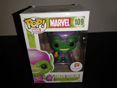 Funko Pop Marvel 109 Vert Goblin Walgreens Vinyle Tête de Bobble Neuf Funko Pop Marvel 109 Vert Goblin Walgreens Vinyle Tête de Bobble Neuf