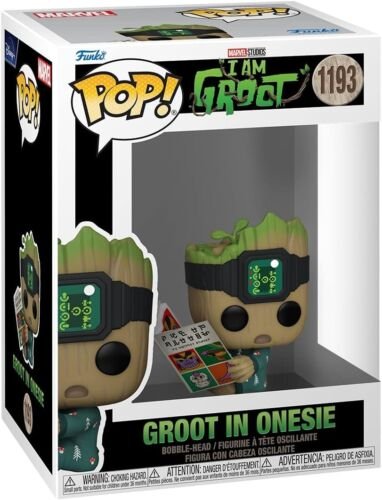 Funko – Pop Marvel: I Am Groot – Groot En Pyjama Avec / Livre Neuf en Boîte Funko – Pop Marvel: I Am Groot – Groot En Pyjama Avec / Livre Neuf en Boîte