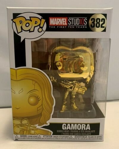 Funko Pop! Marvel Studio&rsquo;s 10th Anniversaire: Doré Chrome Gamora #382