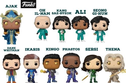 Funko Pop Marvel The Eternals & Pieuvre Jeu Personnages Tout Types GB Funko Pop Marvel The Eternals & Pieuvre Jeu Personnages Tout Types GB