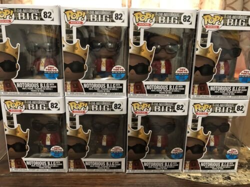 Funko Pop Notorious B.I.G. with Crown NYCC 2018 Toy Tokyo Exclusive Funko Pop Notorious B.I.G. with Crown NYCC 2018 Toy Tokyo Exclusive