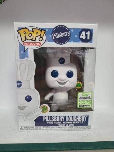 Funko Pop! Pillsbury Doughboy #41 (2019 Ressort Avec ) Vinyle Figurine / Funko Pop! Pillsbury Doughboy #41 (2019 Ressort Avec ) Vinyle Figurine /