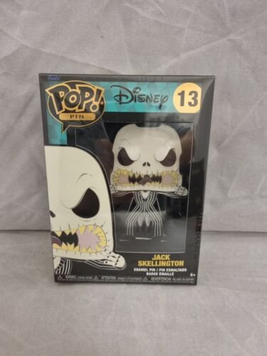 Funko Pop Pin Jack Skellington #13 Disney le Cauchemar avant Noël Neuf