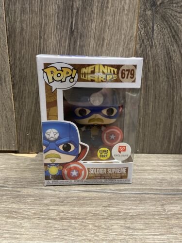 Funko Pop! Soldat Suprême #679 Marvel Brille dans le Noir Walgreens Exclusivité