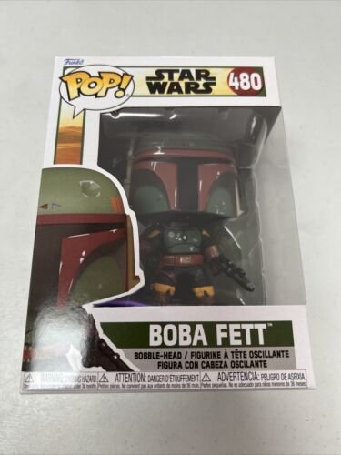 Funko Pop! Star Wars: Boba Fett Figurine #480 Funko Pop! Star Wars: Boba Fett Figurine #480