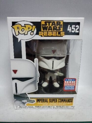 Funko Pop! Star Wars Rebelles Impérial Super Commando #124 (2021 Été ) Figurine Funko Pop! Star Wars Rebelles Impérial Super Commando #124 (2021 Été ) Figurine