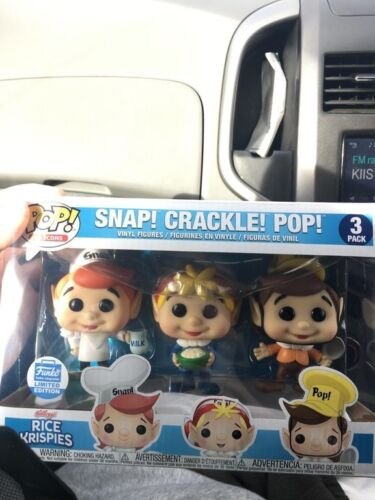 Funko Pop! Vinyl Ad Icons Cereal Rice Krisipies Snap Crackle Pop