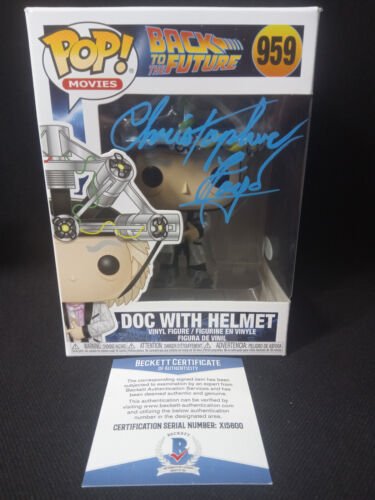 Funko pop 959 CHRISTOPHER LLOYD SIGNED BACK TO THE FUTURE DOC BROWN [cletius]