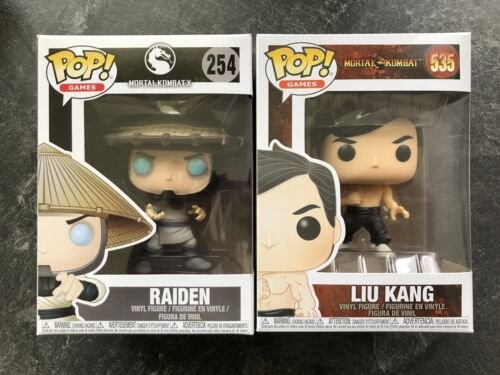 Funko pop Mortal Kombat Raiden & Liu Kang