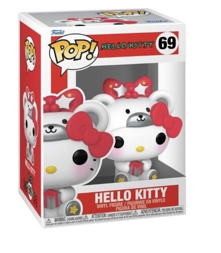 Hello Kitty – Métallique Ours Polaire 9.5cm Figurine Pop Vinyle Funko Neuf 69