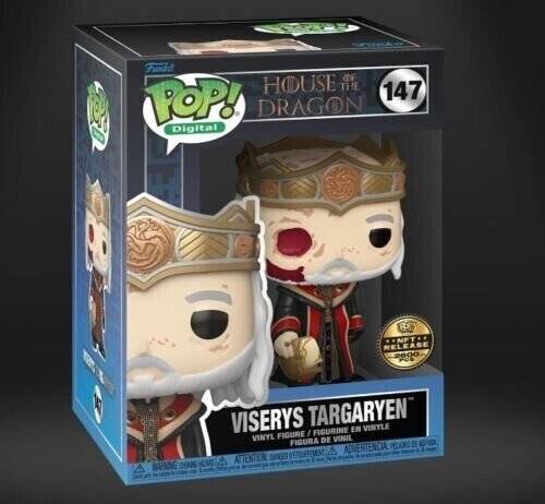 House Of The Dragon: Viserys Targaryen Funko Pop! Vinyle 1/2600 Précommande