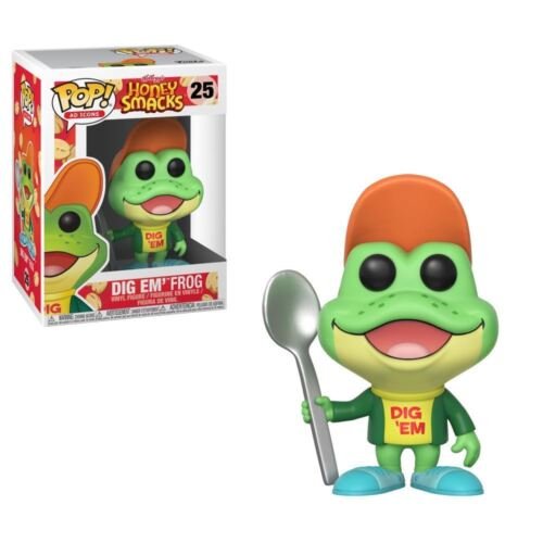 KELLOGG’S Miel Smacks Dig Em ‘ Grenouille 9.5cm Figurine Pop Vinyle Funko 25 KELLOGG’S Miel Smacks Dig Em ‘ Grenouille 9.5cm Figurine Pop Vinyle Funko 25