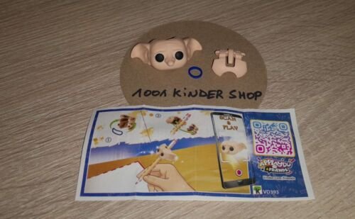 KINDER JOY VD393 VD 393 HARRY POTTER FUNKO POP – DOBBY PEN TOP + BPZ 07.2022