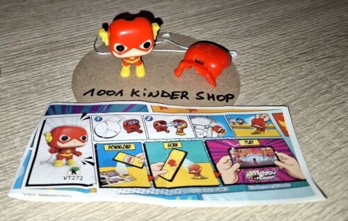 KINDER JOY VT272 VT 272 DC SUPER HEROES FUNKO POP – FLASH + BPZ 03.2023