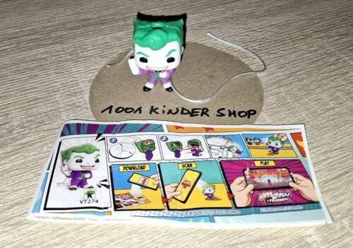 KINDER JOY VT274 VT 274 DC SUPER HEROES FUNKO POP – JOKER + BPZ 03.2023 KINDER JOY VT274 VT 274 DC SUPER HEROES FUNKO POP – JOKER + BPZ 03.2023