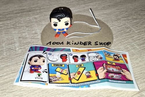 KINDER JOY VT276 VT 276 DC SUPER HEROES FUNKO POP – SUPERMAN + BPZ 03.2023