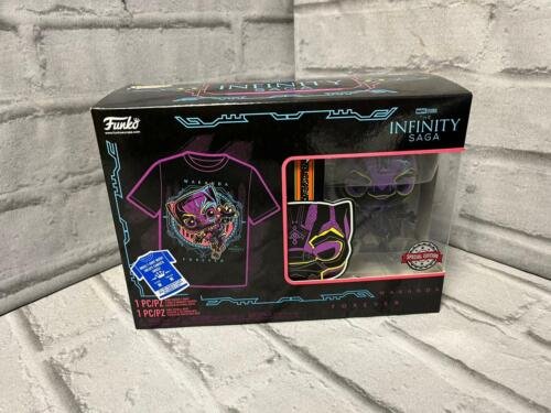Marvel: The Infinity Saga – Noir Panther Funko Pop + M Tee Rare