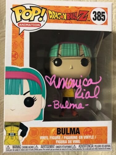 Monica Rial Signed Autographed BULMA Funko Pop DRAGON BALL Z JSA WITNESS COA 3 Monica Rial Signed Autographed BULMA Funko Pop DRAGON BALL Z JSA WITNESS COA 3