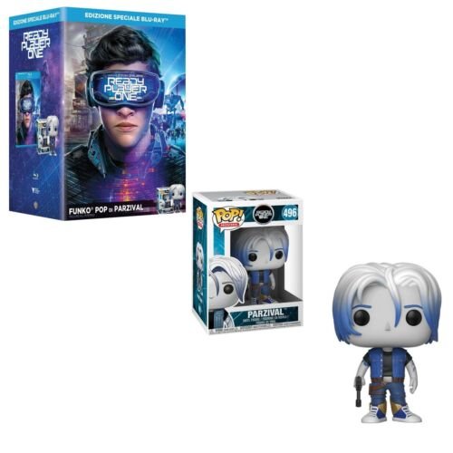 Ready Player One COLLECTOR&rsquo;S Édition Blu-Ray + FUNKO Pop Parzival 496 Figurine