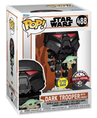 STAR WARS POP 488 DARK TROOPER box collector disney FUNKO STAR WARS POP 488 DARK TROOPER box collector disney FUNKO