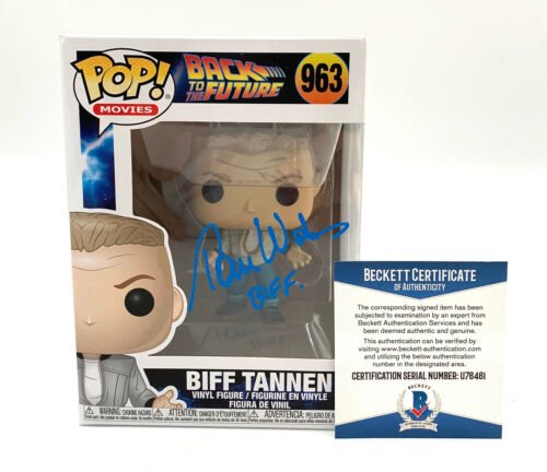 TOM WILSON BACK TO THE FUTURE SIGNED FUNKO POP AUTOGRAPH BECKETT BAS COA 29 TOM WILSON BACK TO THE FUTURE SIGNED FUNKO POP AUTOGRAPH BECKETT BAS COA 29