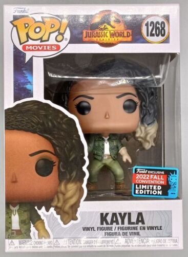 #1268 Kayla – Jurassic World – 2022 Con Damaged Box Funko POP with Protector #1268 Kayla – Jurassic World – 2022 Con Damaged Box Funko POP with Protector