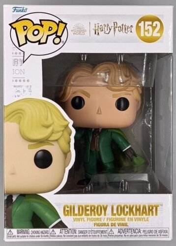 #152 Gilderoy Lockhart (Green) – Harry Potter Funko POP with POP Protector