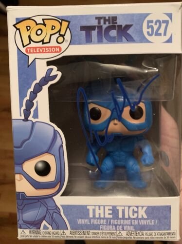 patrick warburton signed Tick Funko Pop Psa/dna Coa Seinfeld patrick warburton signed Tick Funko Pop Psa/dna Coa Seinfeld