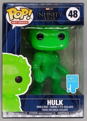 #48 Hulk – Art Series Marvel The Infinity Saga NEW Funko POP with POP Protector