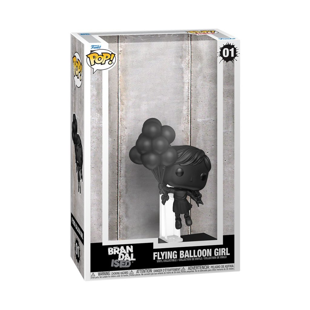 Brandalised Fling Ballon Fille 9.5cm Figurine Pop Vinyle En Étui Funko 01 Banksy