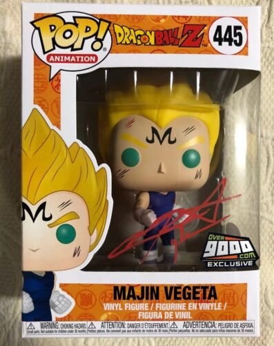 Chris Sabat Signed Autographed Majin Vegeta Funko Pop Over 9000 JSA COA 8
