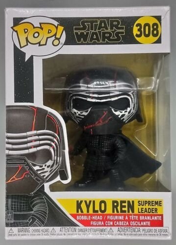Funko POP #308 Kylo Ren (Supreme Leader) Star Wars – Damaged Box with Protector Funko POP #308 Kylo Ren (Supreme Leader) Star Wars – Damaged Box with Protector