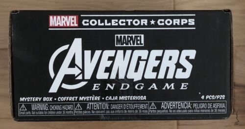 Funko POP Marvel Collector Corps Exclusive Avengers Endgame Box – SEALED XL