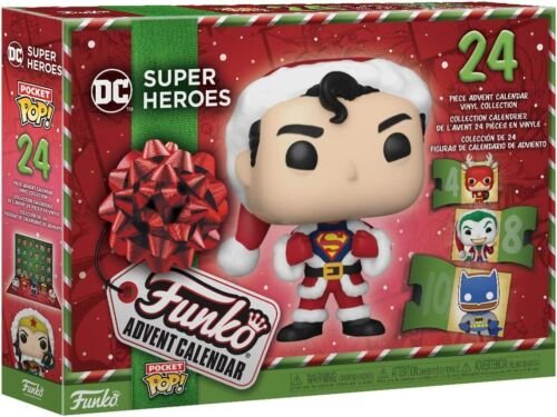 Funko Pop! Advent Calendrier Avent – DC Super Heroes 2023,24 Poche Vinyle