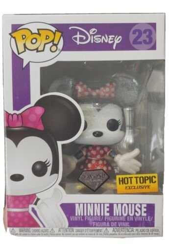 Funko Pop! Disney: Minnie Mouse #23 Diamond Collection Hot Topic Exclusive