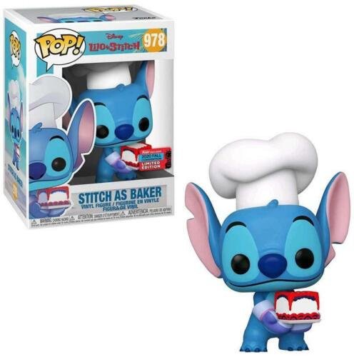 Funko Pop! Disney STITCH as BAKER #978 FALL CON 2020 Vinyl Figure NEW & IN UK