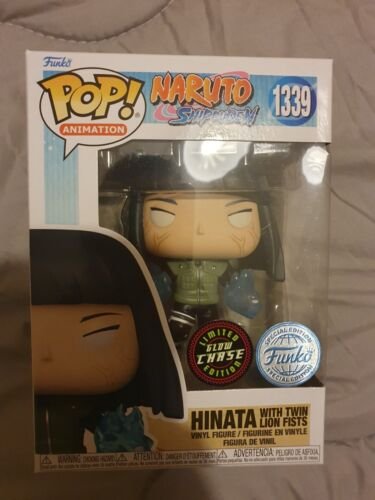 Funko Pop Hinata With Twin Lion Fists 1339 Glow Chase Special Edition Naruto…