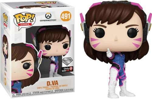 Funko Pop! Jeux Overwatch #491 D.VA Diamant Collecte Gamestop Exclusivité – Neuf Funko Pop! Jeux Overwatch #491 D.VA Diamant Collecte Gamestop Exclusivité – Neuf