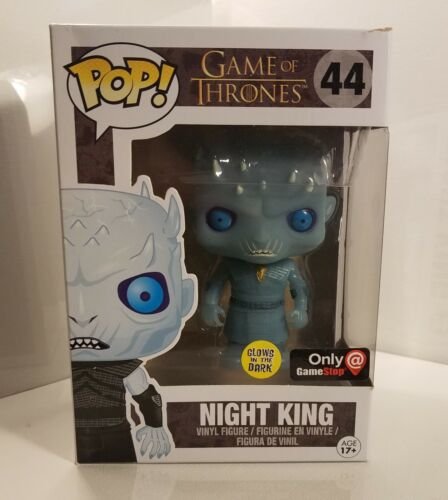 Funko Pop MINT Game Of Thrones « Night King » #44 Game Stop Exclusive (GLOWS)