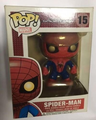 Funko Pop Marvel Spider-Man Film Tête de Bobble 15 Boîte A Usure Rare W / Suivi