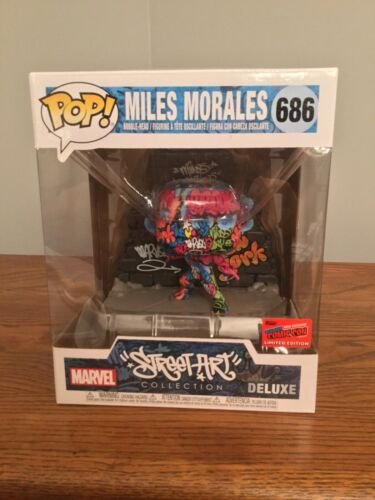 Funko Pop! Marvel Street Art Miles Morales NYCC 2020 Exclusive Sticker Funko Pop! Marvel Street Art Miles Morales NYCC 2020 Exclusive Sticker