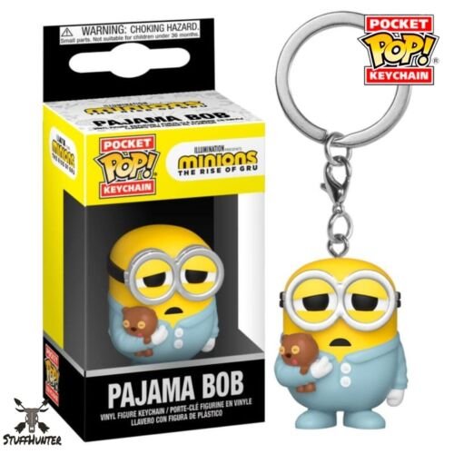 Funko Pop! Minions Kung Pyjama Bob – Poche Porte-Clé Porte-Clés – Neuf