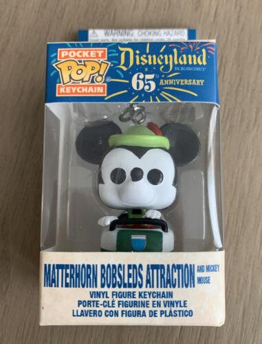 Funko Pop Pocket Keychain Disneyland 65th Anniversary Mickey On Matterhorn