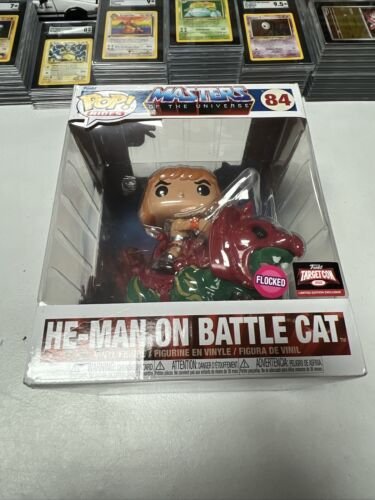 Funko Pop Rides Motu He-Man Sur Bataille Chat #84 Floqué Cible Avec Exclusivité