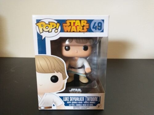 Funko Pop Star Wars 49 Luke Skywalker Tatooine Vinyle Bobble Tête Figurine Neuf