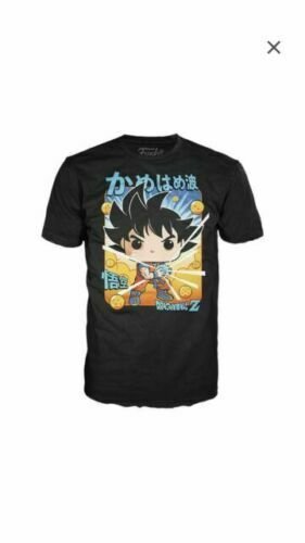 Funko Pop Tee Goku (Kamehameha) GameStop Exclusive Size S Dragon Ball Z Super