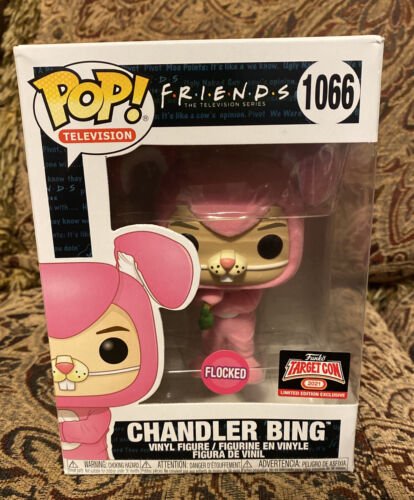 Funko Pop Television Friends 1066 Flocked Chandler Bing Target Con Exclusive