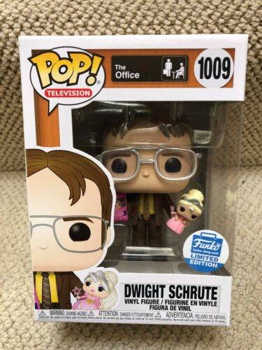 Funko Pop! The Office Dwight With Princess Unicorn Doll #1009 SDCC EXCLUSIVE HTF