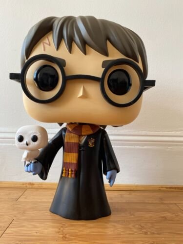 Funko Pop Vinyle 01 Super Taille Harry Potter Avec Hedwig 45.7cm Figurine Séries